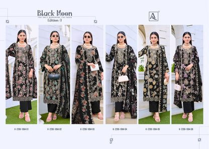 Black Moon Edition 3 Alok Viscose Reyon Karachi Salwar Suits Manufacturer Ahmedabad