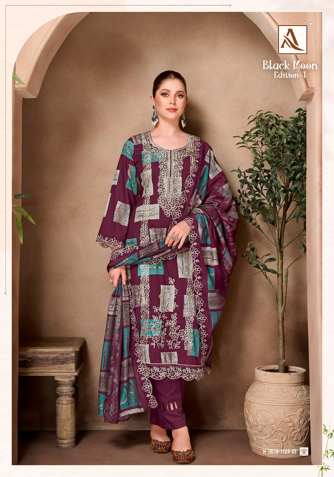 Black Moon Edition 4 Alok Viscose Reyon Karachi Salwar Suits Wholesale Price