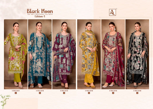 Black Moon Edition 4 Alok Viscose Reyon Karachi Salwar Suits Wholesale Price