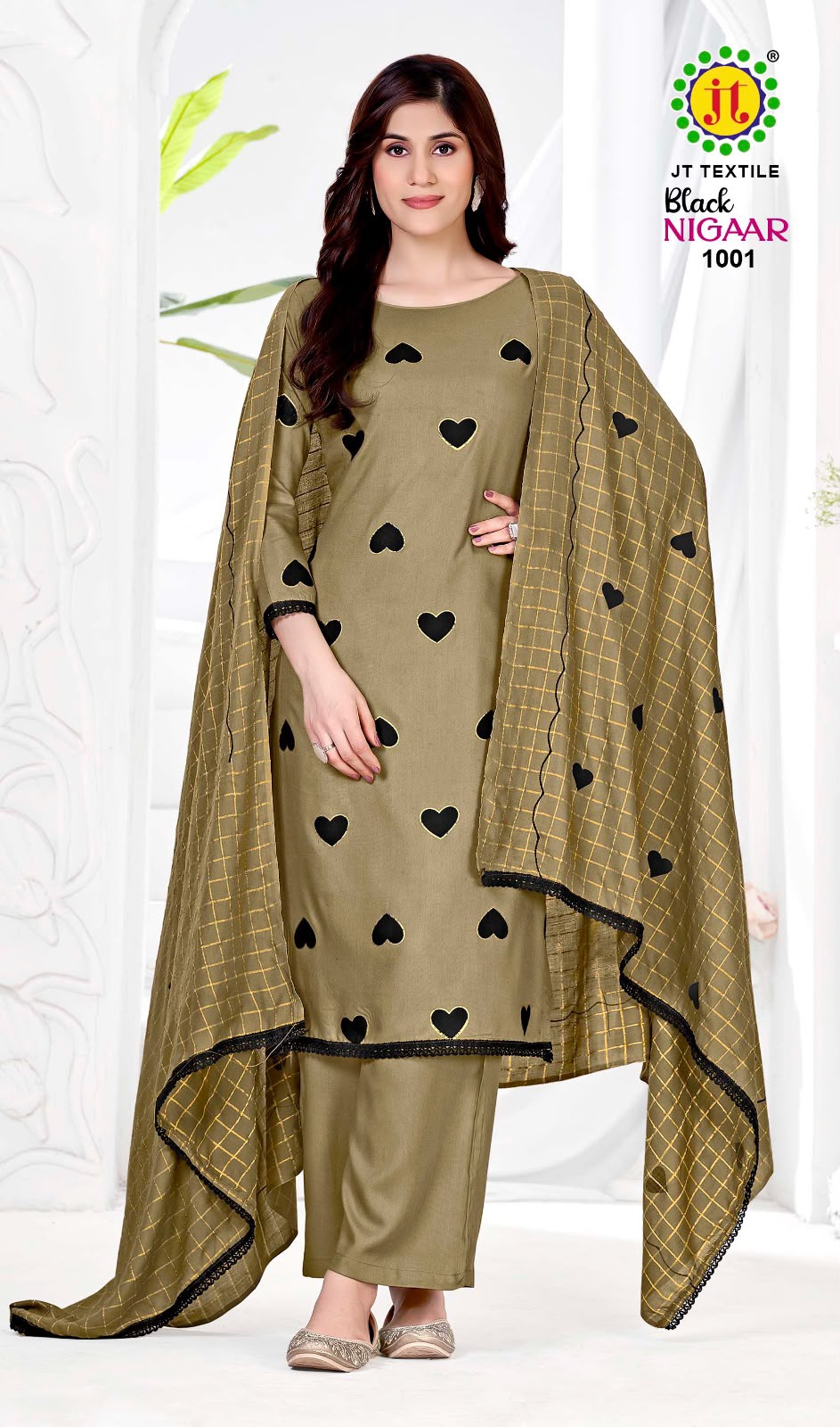 Black Nigaar Vol 1 Jt Rayon Pant Style Suits Manufacturer Gujarat