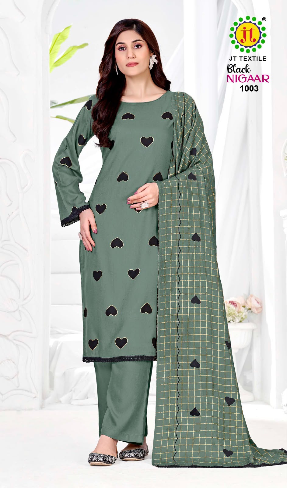 Black Nigaar Vol 1 Jt Rayon Pant Style Suits Manufacturer Gujarat