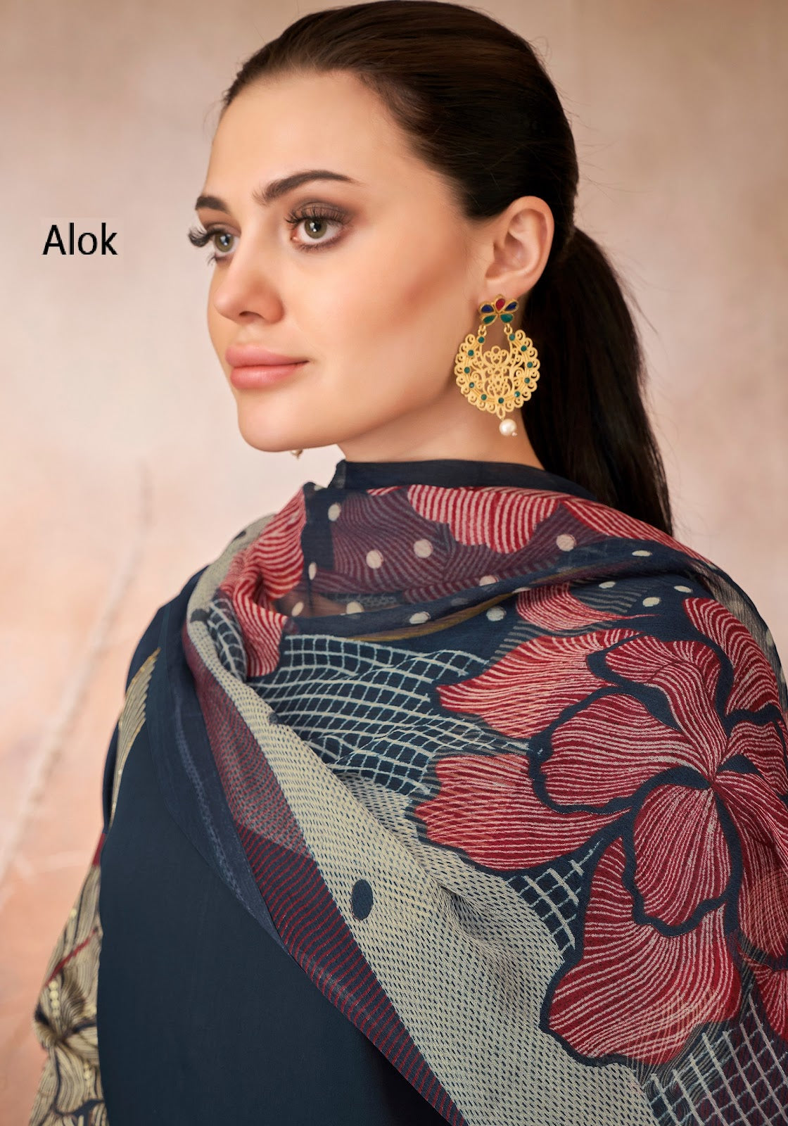 Black Stone Edition 3 Alok Zam Karachi Salwar Suits Wholesale Price
