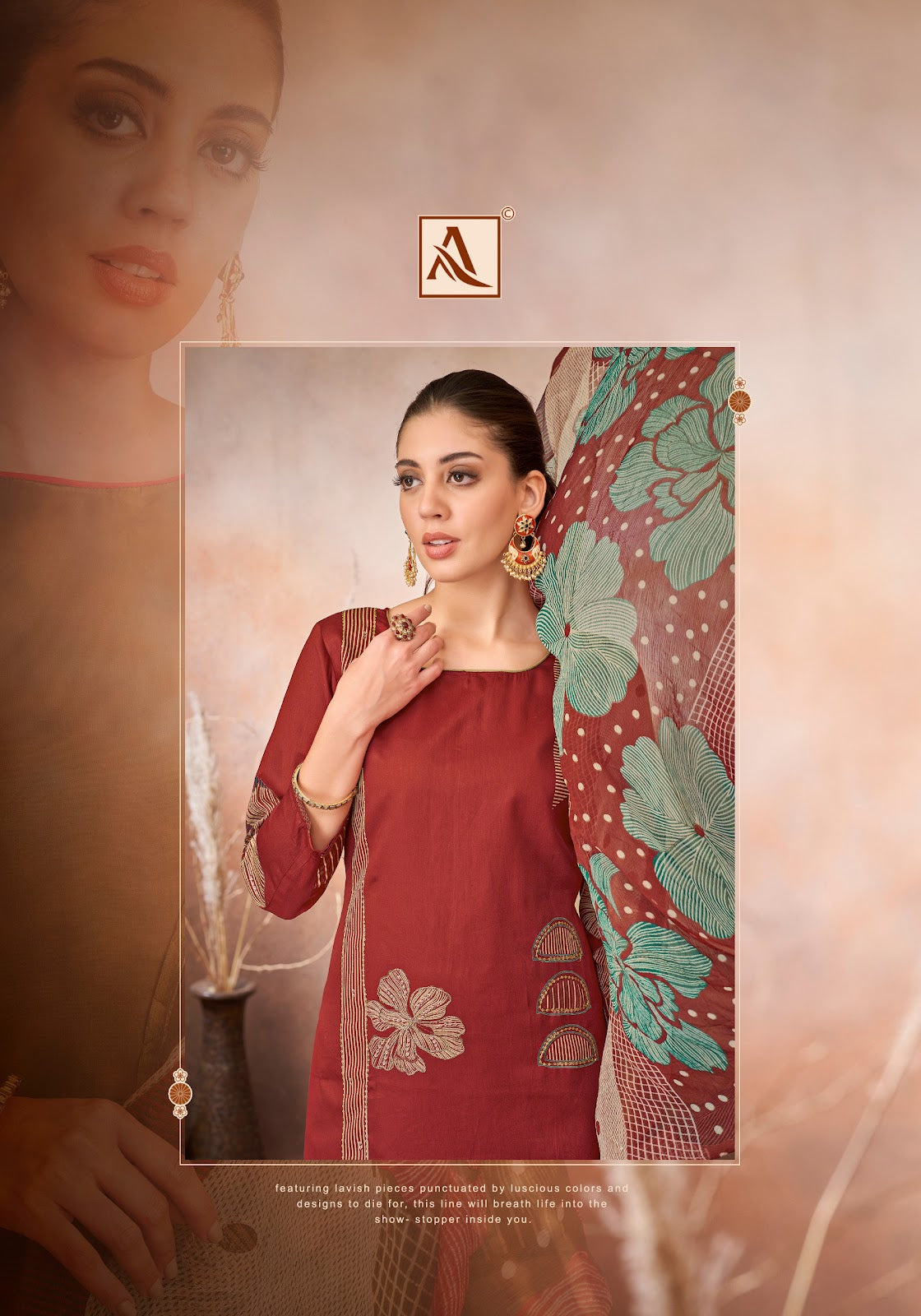 Black Stone Edition 3 Alok Zam Karachi Salwar Suits Wholesale Price