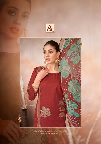 Black Stone Edition 3 Alok Zam Karachi Salwar Suits Wholesale Price