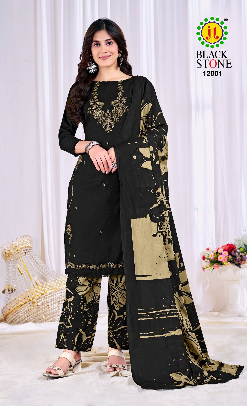 Black Stone Vol 12 Jt Rayon Pant Style Suits Exporter India