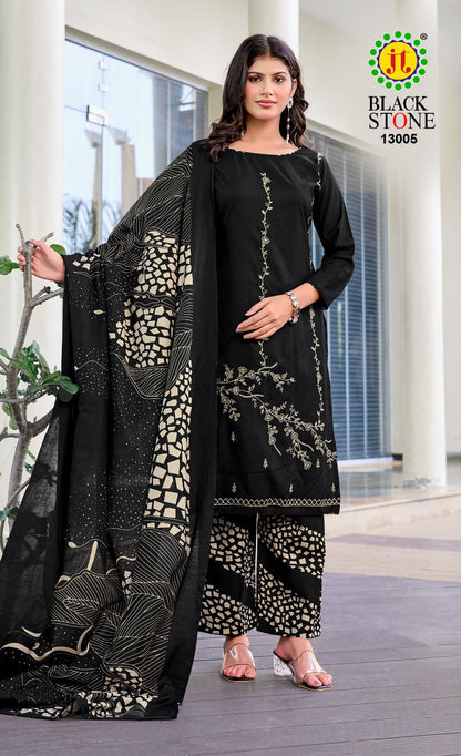 Black Stone Vol 13 Jt Rayon Pant Style Suits Supplier