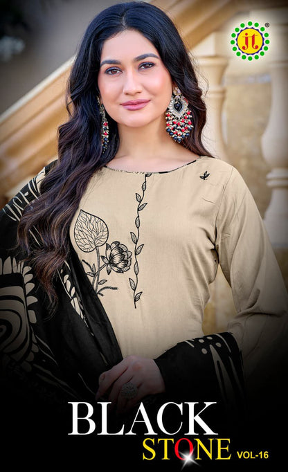 Black Stone Vol 16 Jt Rayon Pant Style Suits Wholesaler Gujarat