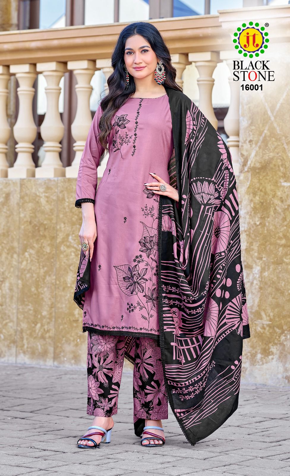 Black Stone Vol 16 Jt Rayon Pant Style Suits Wholesaler Gujarat