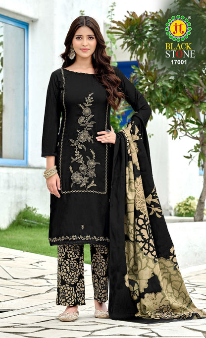 Black Stone Vol 17 Jt Rayon Pant Style Suits Wholesale Price