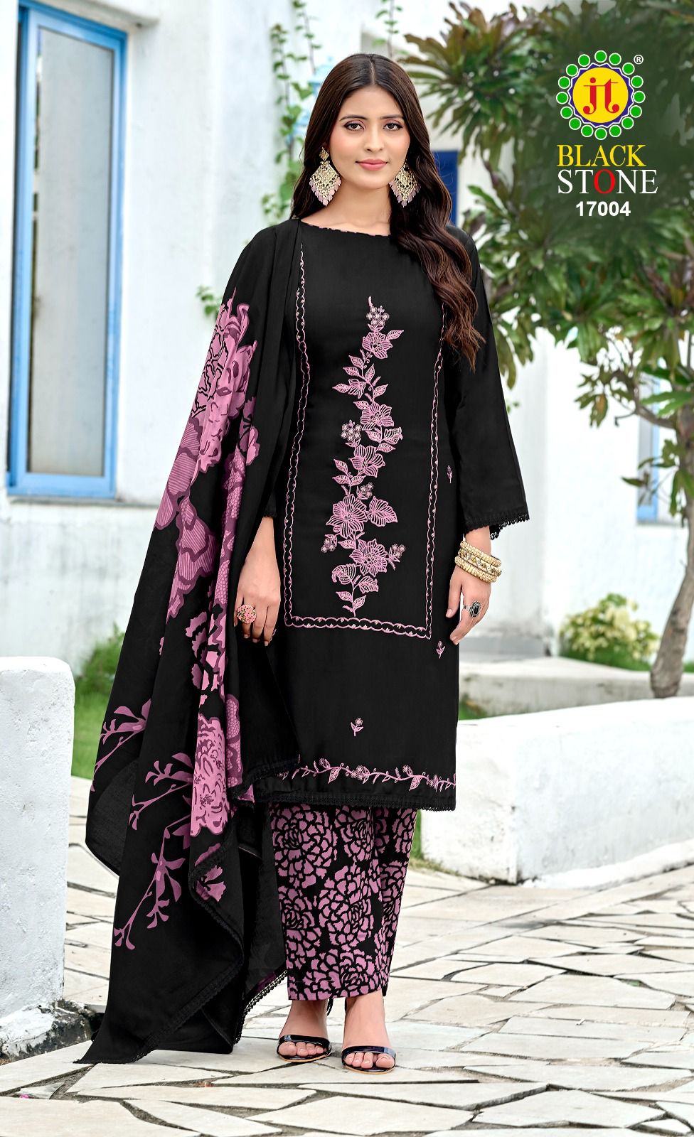 Black Stone Vol 17 Jt Rayon Pant Style Suits Wholesale Price
