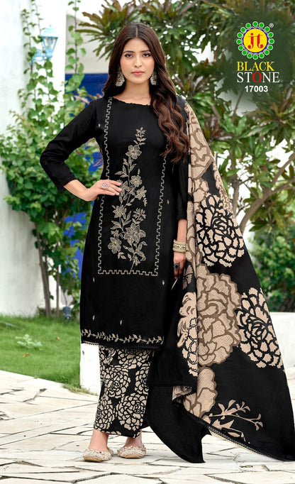 Black Stone Vol 17 Jt Rayon Pant Style Suits Wholesale Price