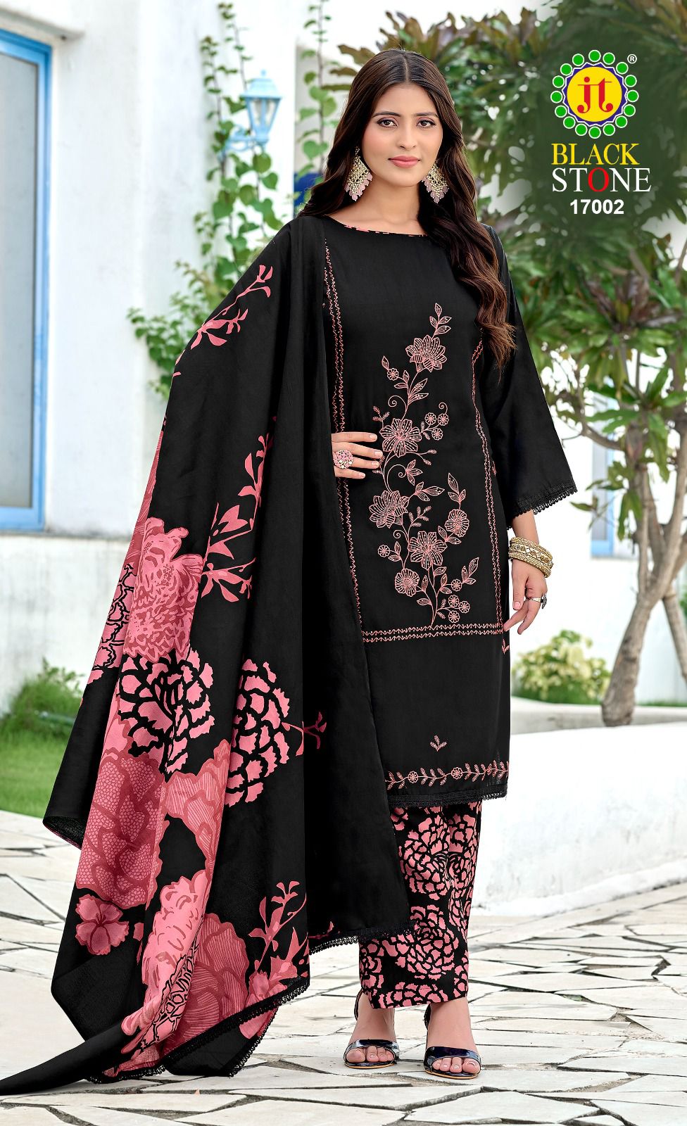 Black Stone Vol 17 Jt Rayon Pant Style Suits Wholesale Price