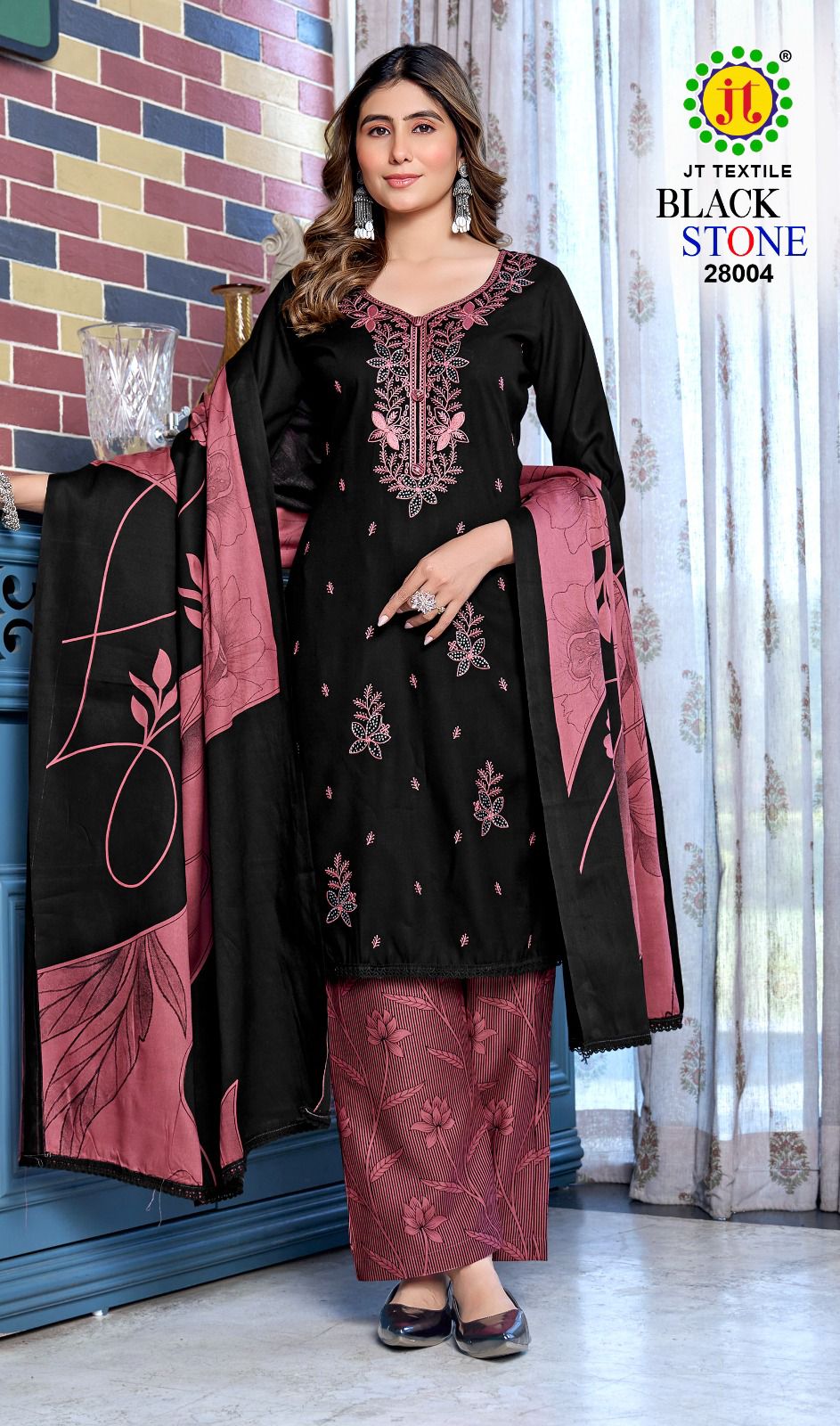 Black Stone Vol 28 Jt Rayon Pant Style Suits Manufacturer