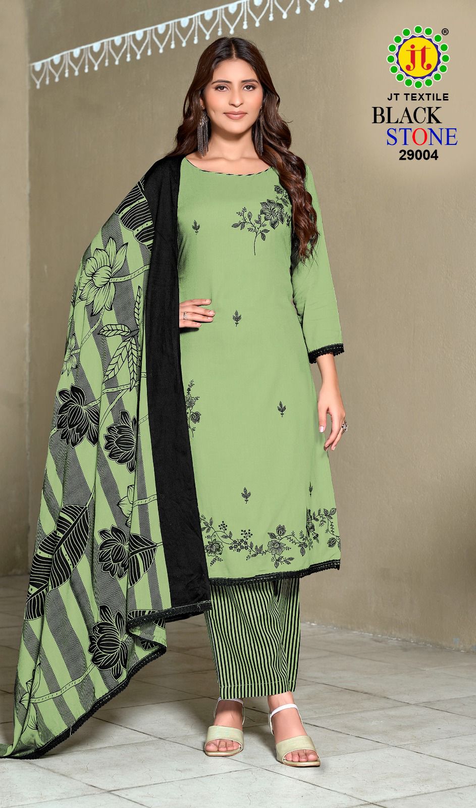 Black Stone Vol 29 Jt Rayon Pant Style Suits Supplier