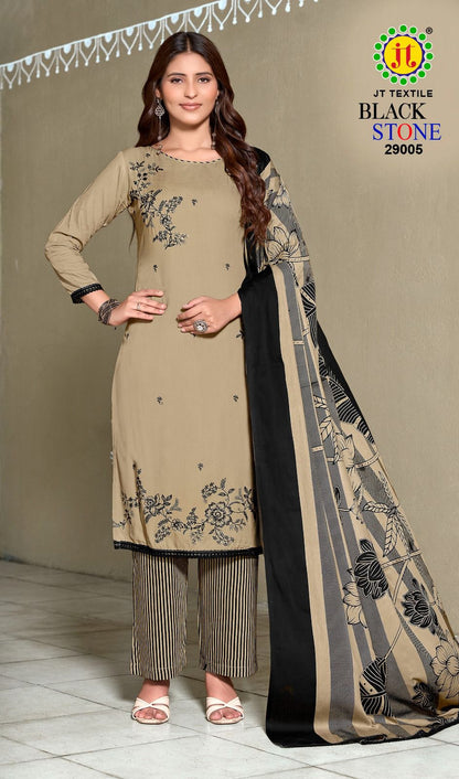 Black Stone Vol 29 Jt Rayon Pant Style Suits Supplier