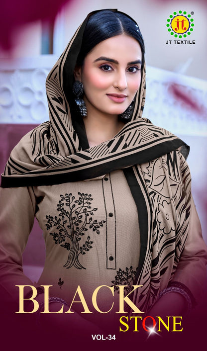 Black Stone Vol 34 Jt Rayon Pant Style Suits Supplier India