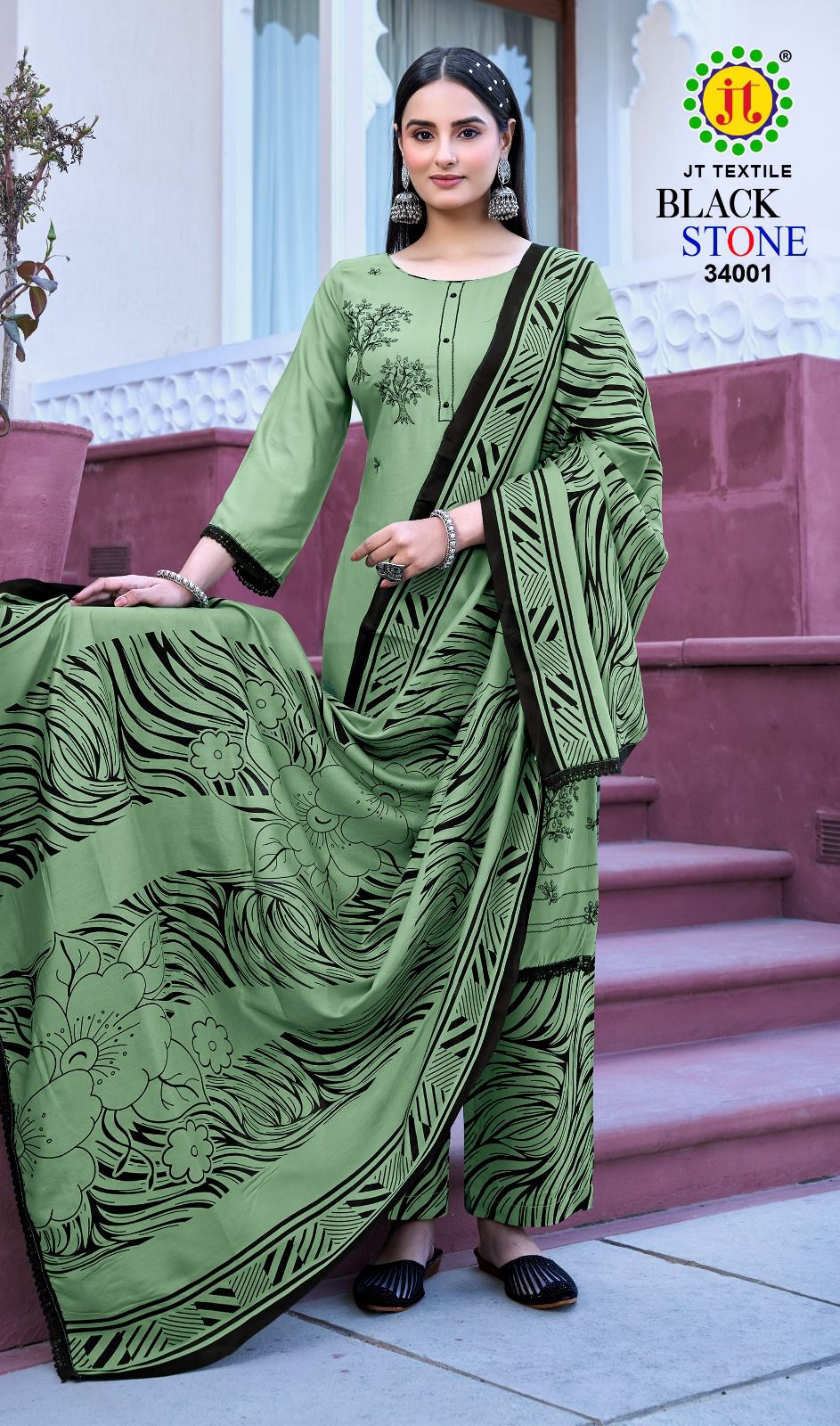 Black Stone Vol 34 Jt Rayon Pant Style Suits Supplier India