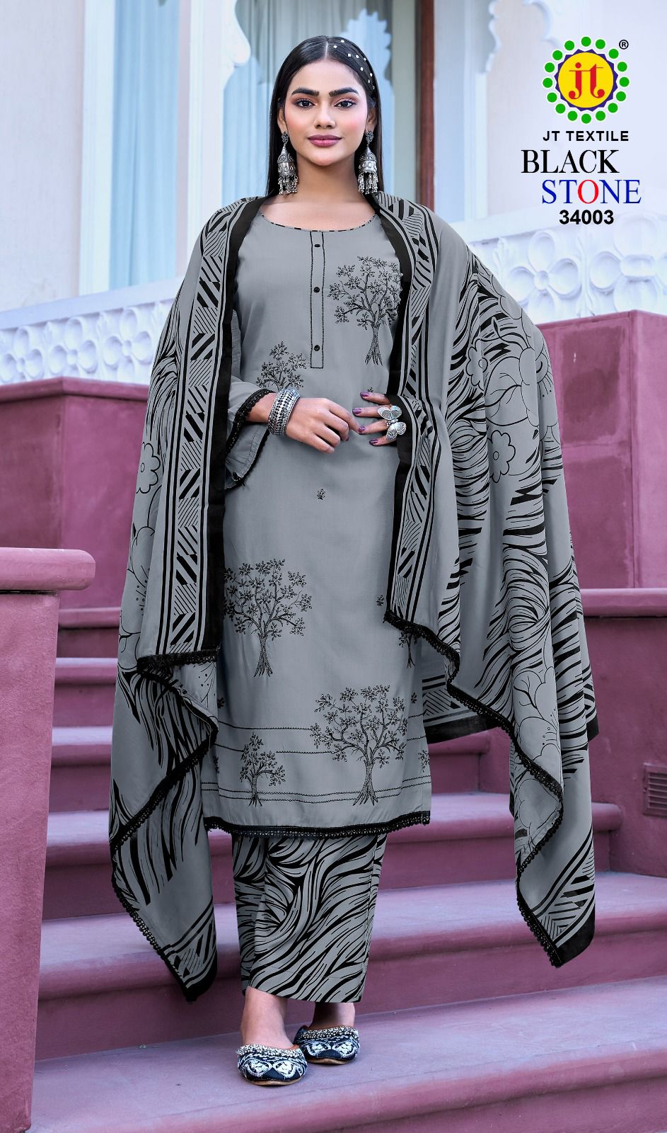 Black Stone Vol 34 Jt Rayon Pant Style Suits Supplier India