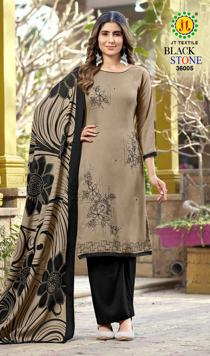 Black Stone Vol 36 Jt Rayon Pant Style Suits Exporter