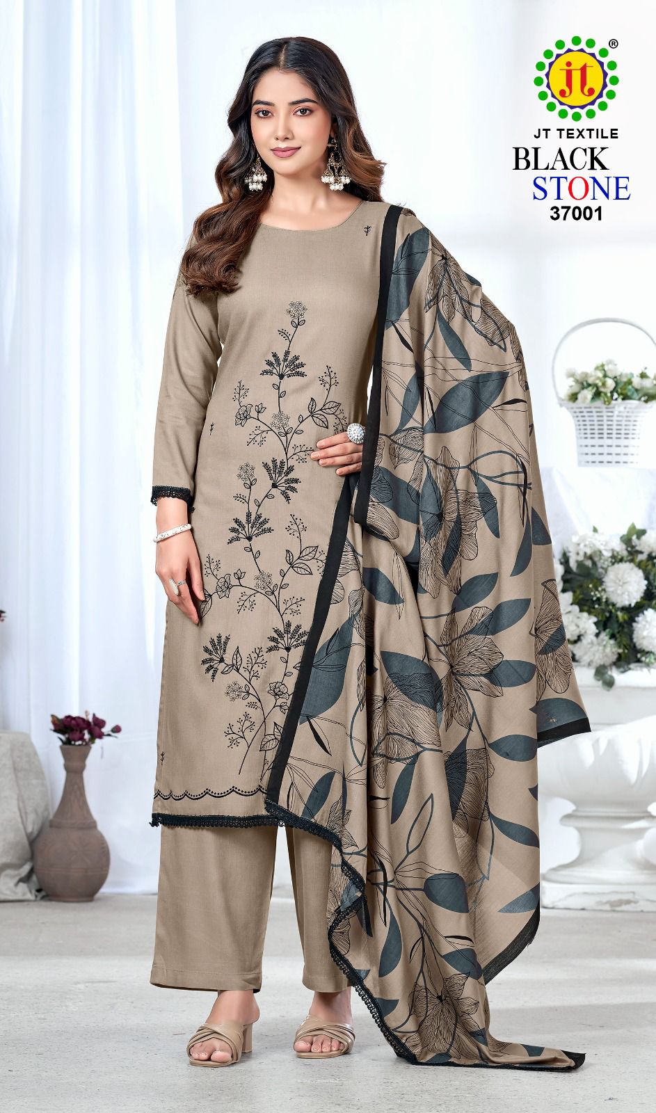Black Stone Vol 37 Jt Rayon Pant Style Suits Wholesaler Gujarat
