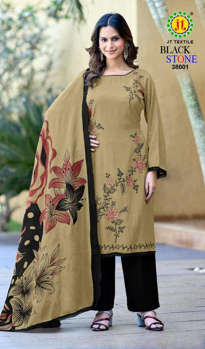 Black Stone Vol 38 Jt Rayon Pant Style Suits Exporter