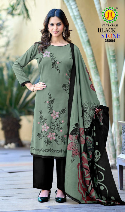 Black Stone Vol 38 Jt Rayon Pant Style Suits Exporter