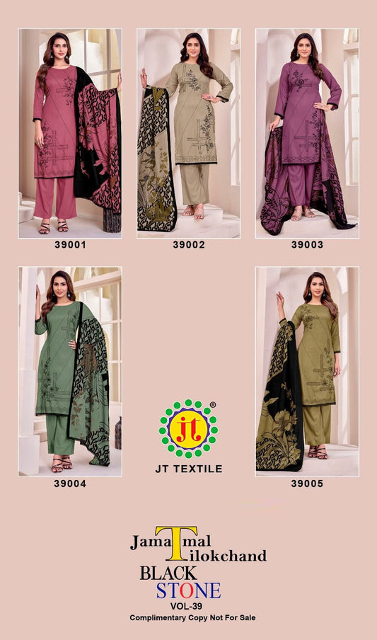 Black Stone Vol 39 Jt Rayon Pant Style Suits Supplier