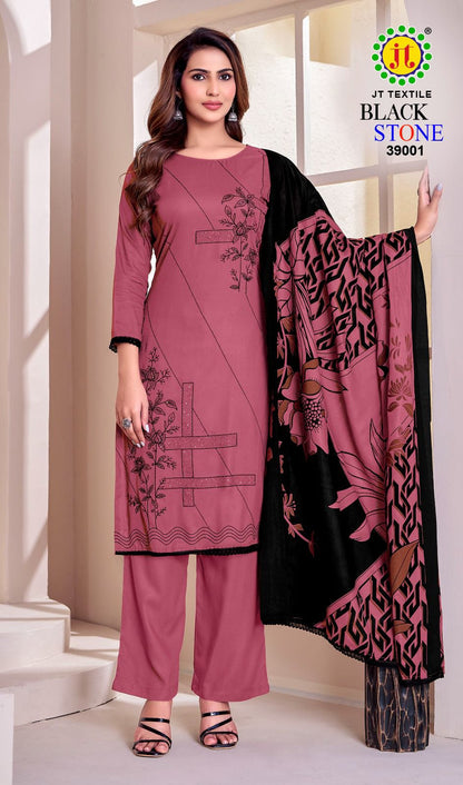 Black Stone Vol 39 Jt Rayon Pant Style Suits Supplier