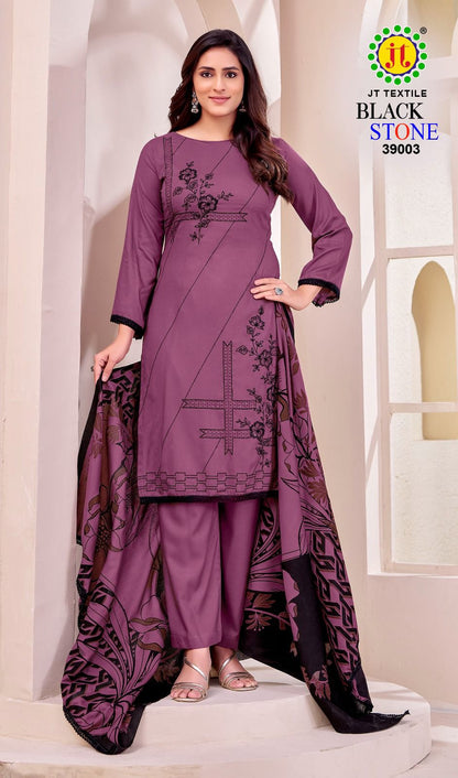 Black Stone Vol 39 Jt Rayon Pant Style Suits Supplier