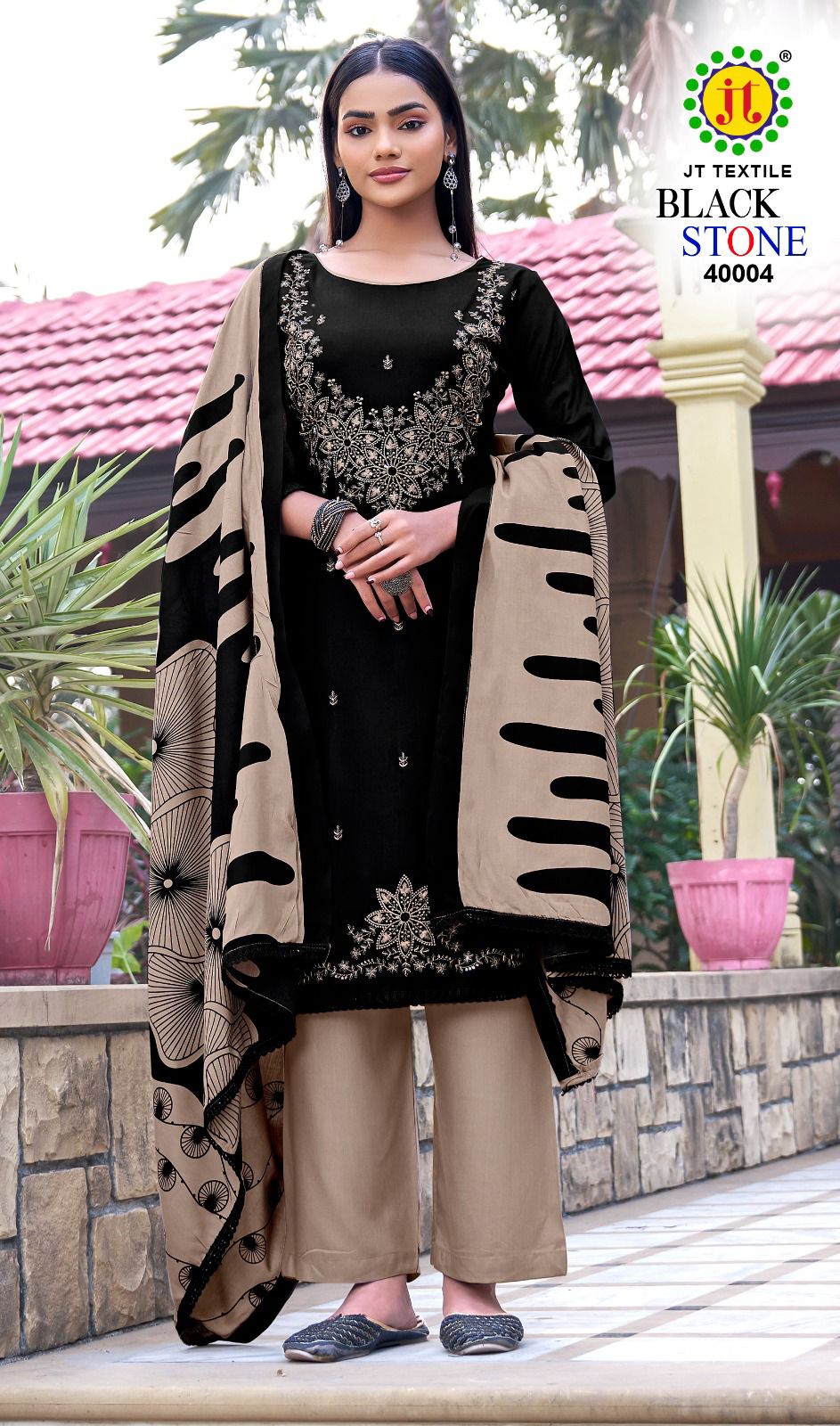 Black Stone Vol 40 Jt Rayon Pant Style Suits Supplier Ahmedabad