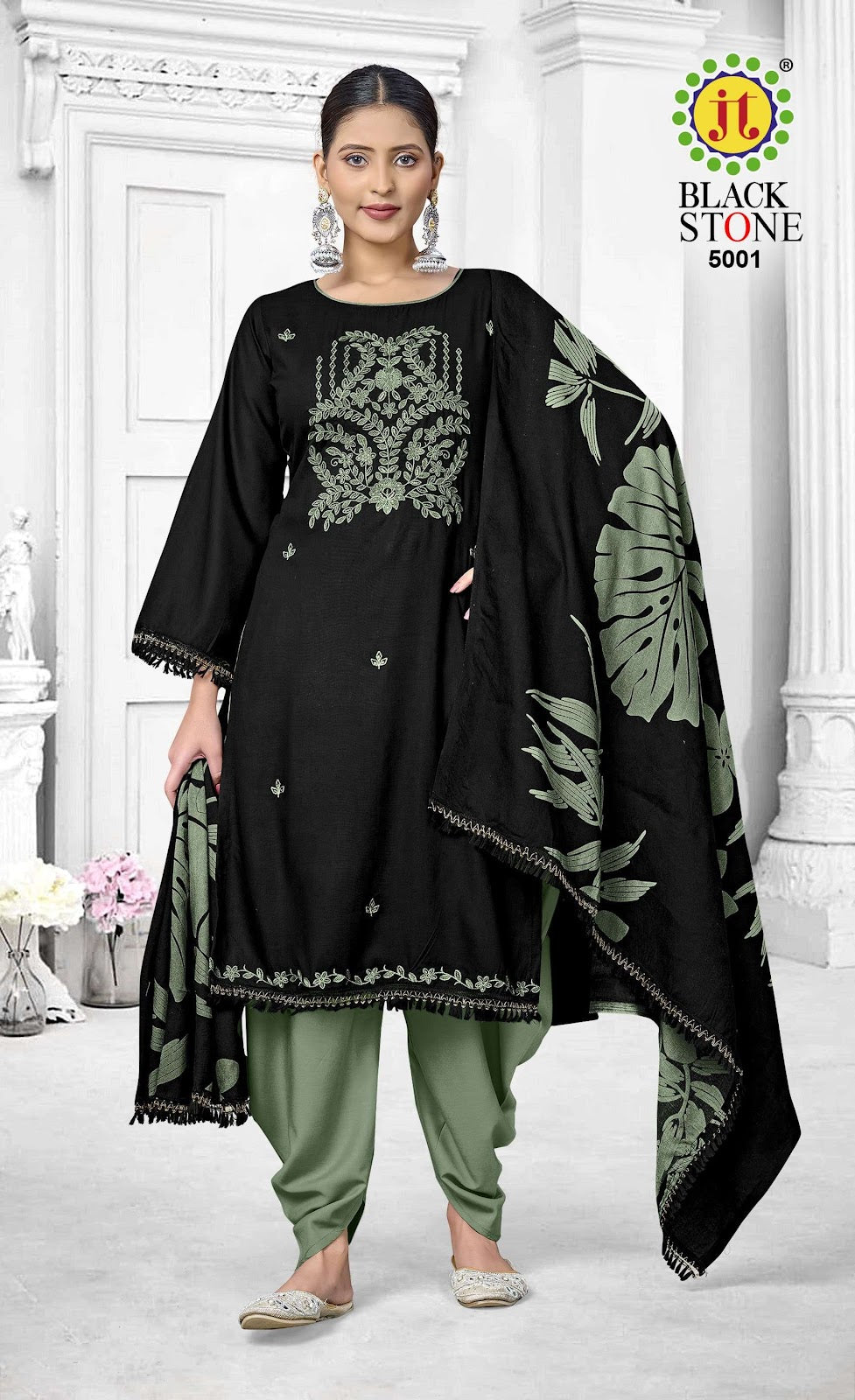 Black Stone Vol 5 Jt Rayon Pant Style Suits Wholesaler