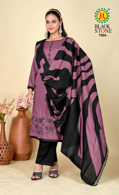 Black Stone Vol 7 Jt Rayon Plazzo Style Suits Supplier Ahmedabad