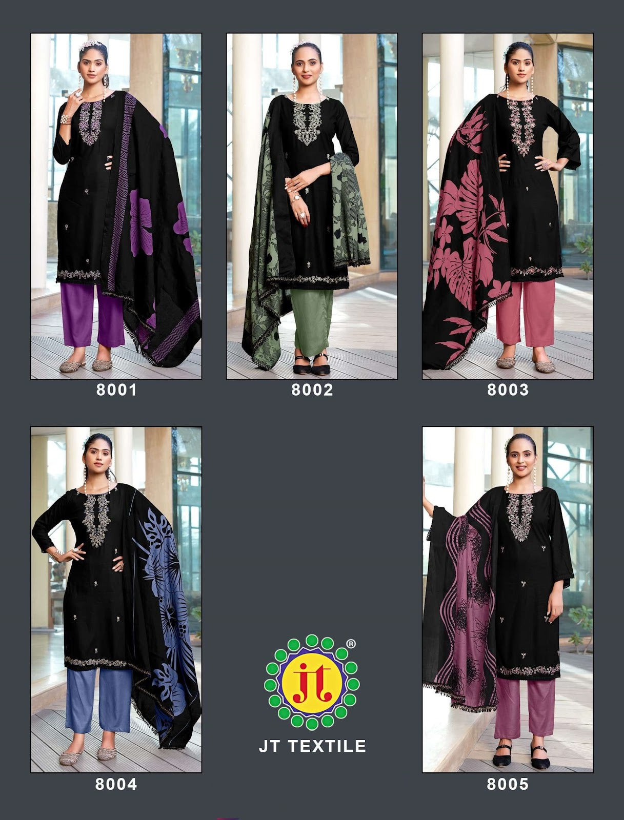 Black Stone Vol 8 Jt Rayon Pant Style Suits Wholesaler India