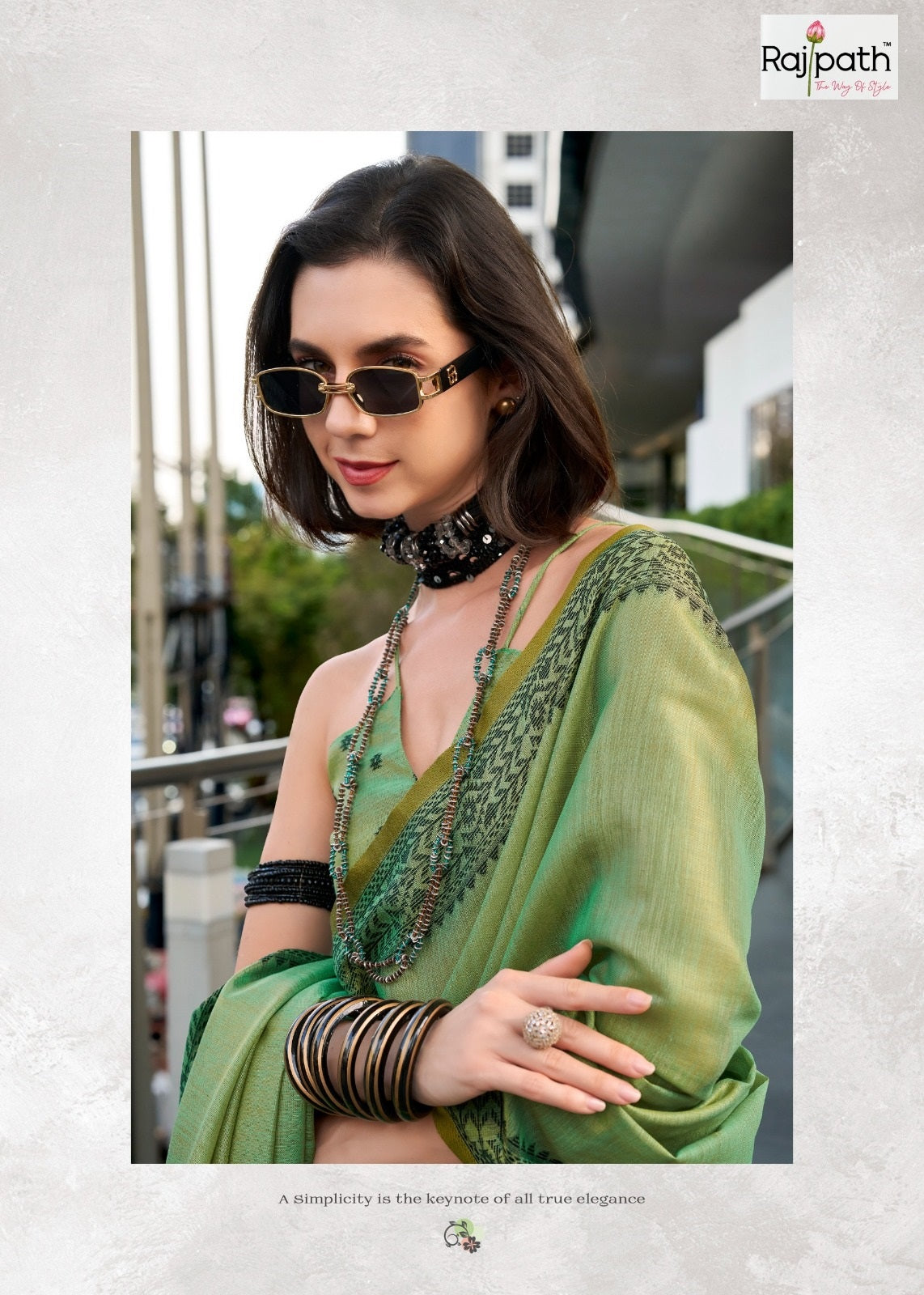 Blackberry Rajpath Linen Silk Sarees Manufacturer