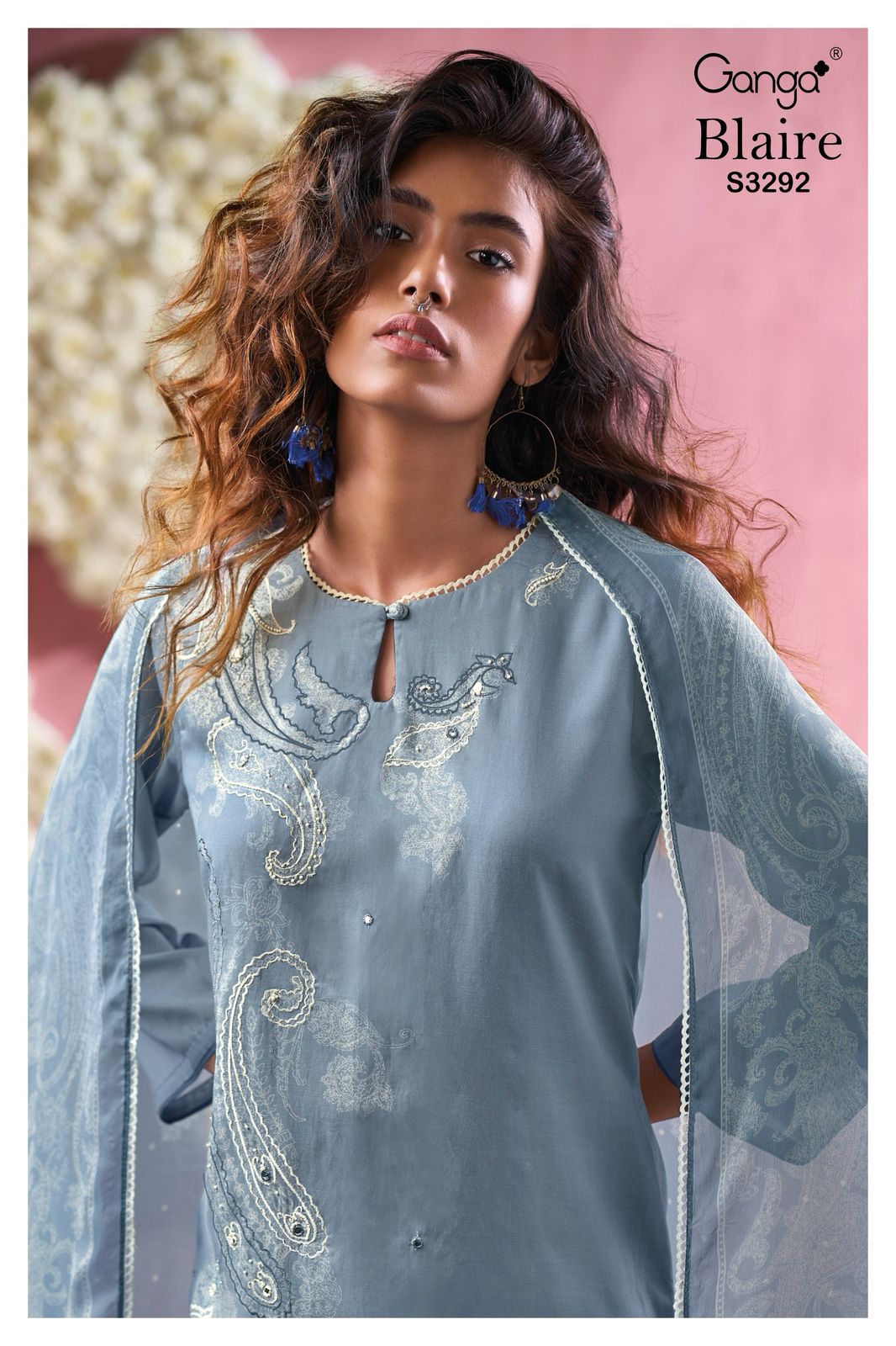 Blaire 3292 Ganga Mal Plazzo Style Suits Exporter Gujarat