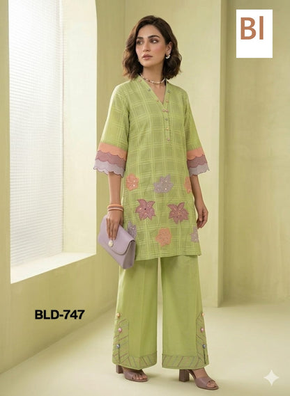 Bld 747-750 Bl Cotton Co Ord Set Wholesaler Gujarat
