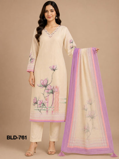 Bld 758-764 Bl Readymade Cotton Pant Suits Exporter Gujarat