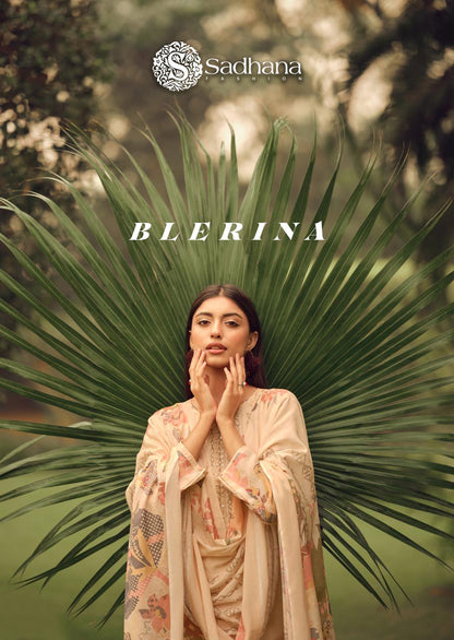 Blerina Sadhana Pure Linen Pant Style Suits Wholesale Rate