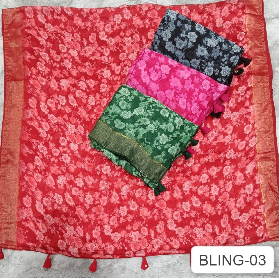 Bling 3 Kalpveli Georgette Sarees Supplier India