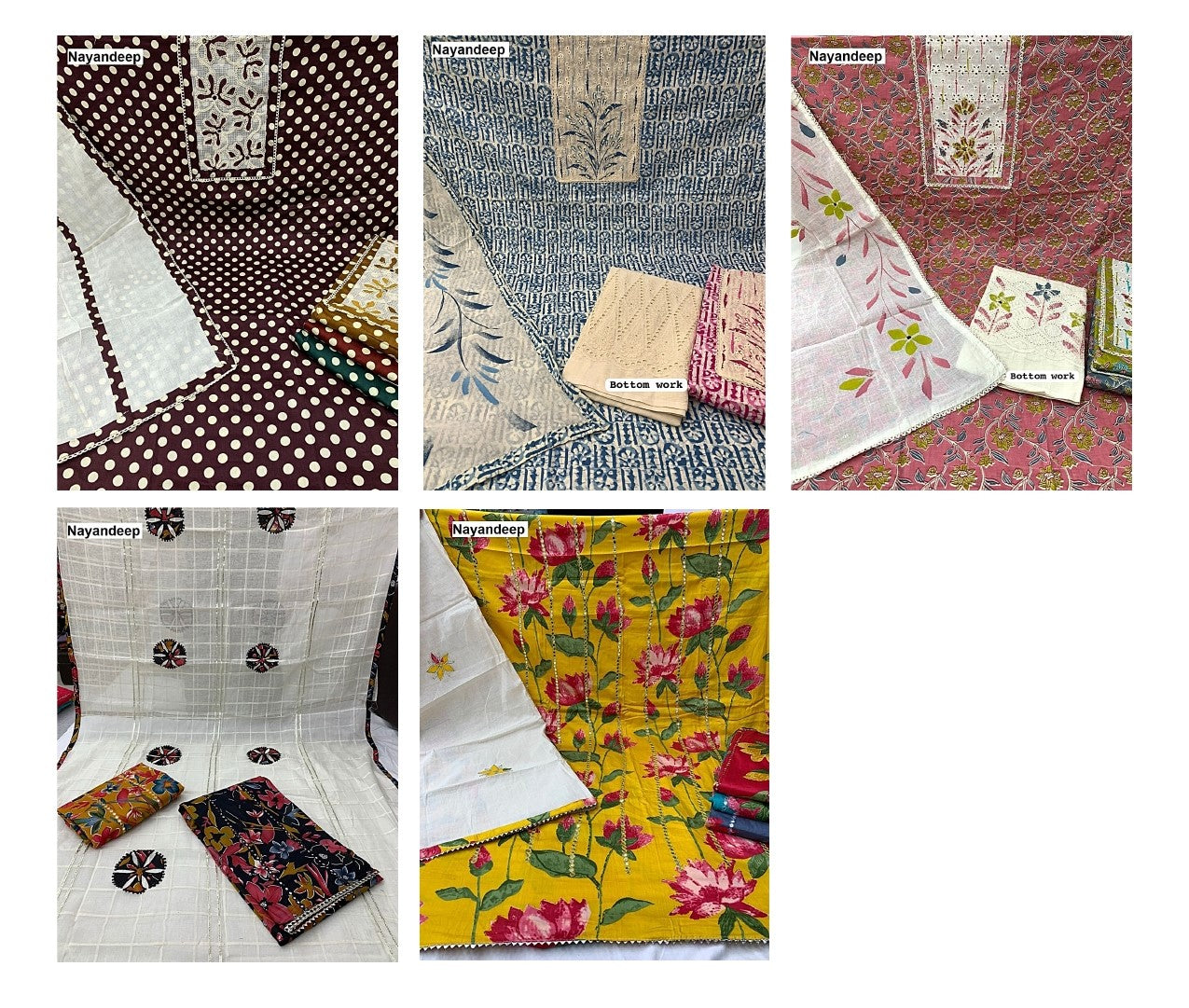 Blinkit Nayandeep Cotton Dress Material Exporter
