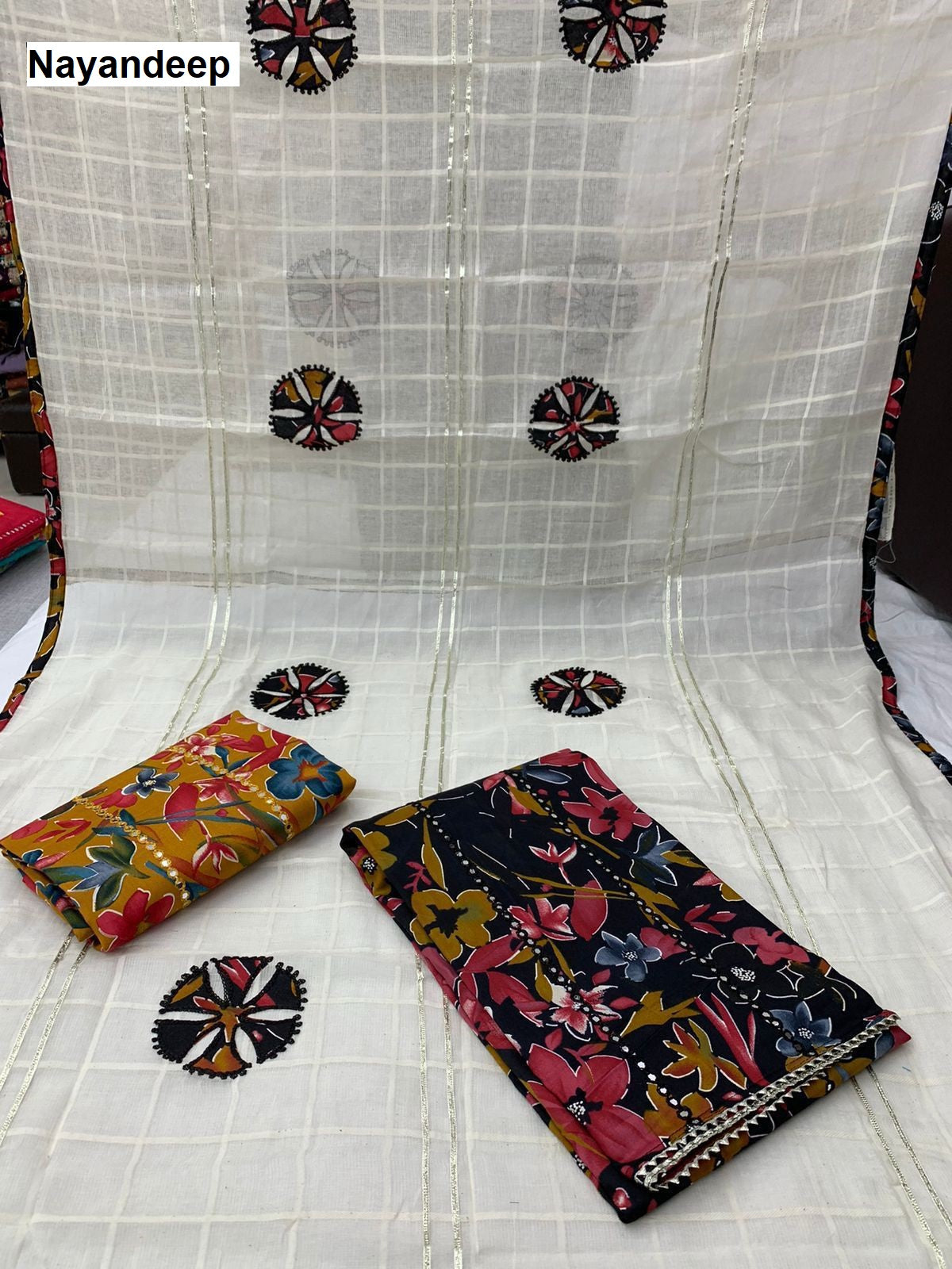 Blinkit Nayandeep Cotton Dress Material Exporter
