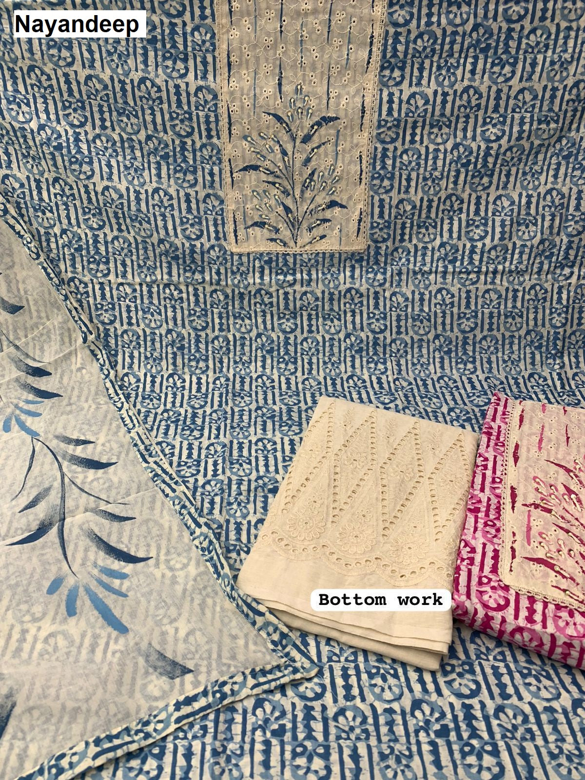 Blinkit Nayandeep Cotton Dress Material Exporter