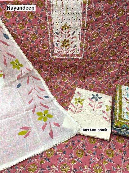 Blinkit Nayandeep Cotton Dress Material Exporter