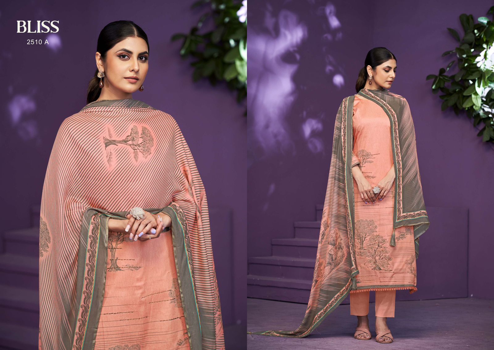 Bliss Sargam Prints Pure Jam Pant Style Suits Manufacturer Ahmedabad