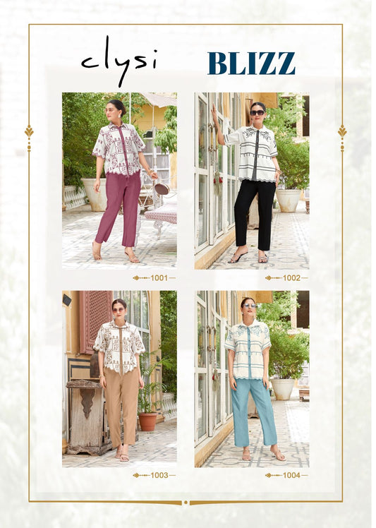Blizz Clysi Cotton Top Bottom Set Wholesaler Ahmedabad