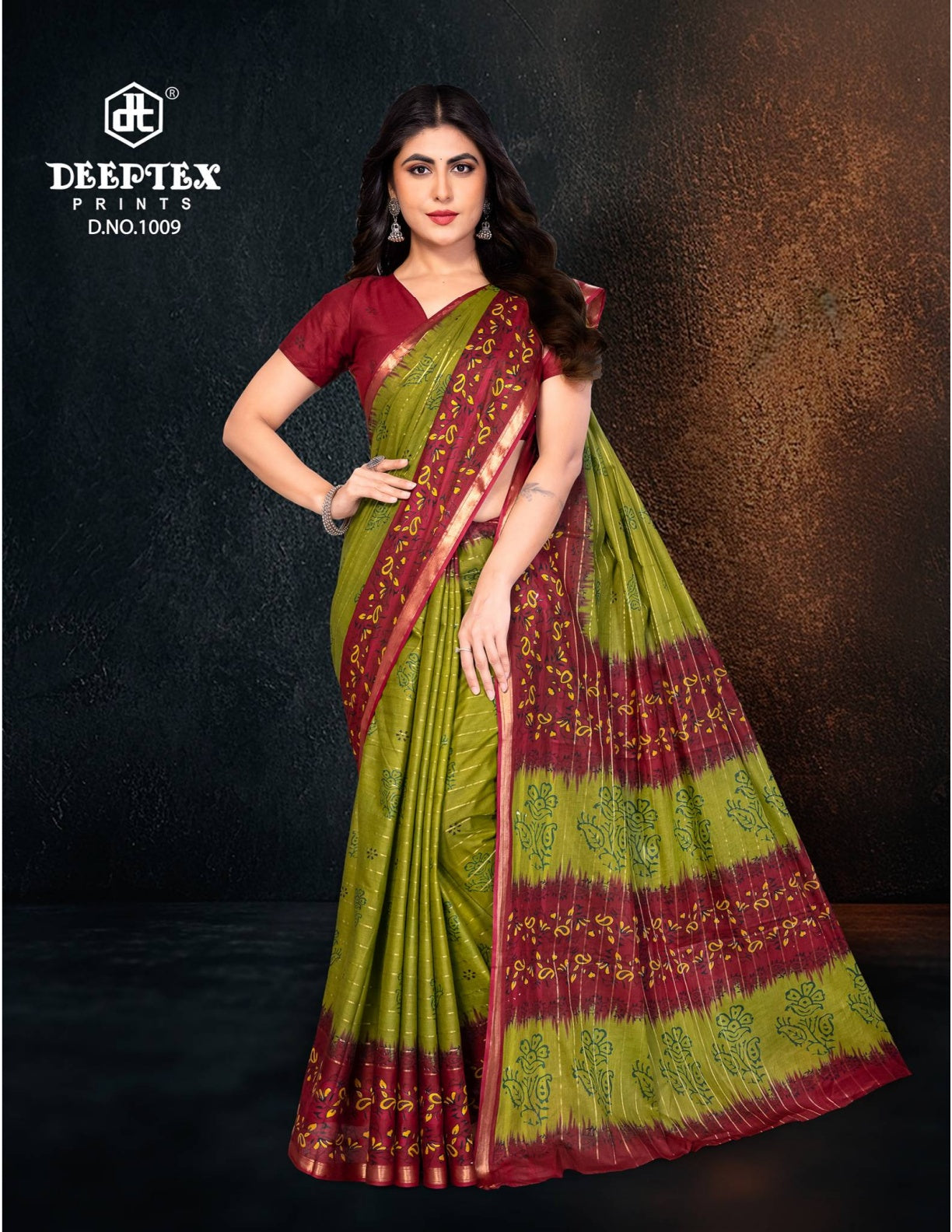 Block Beauty Vol 1 Deeptex Prints Cotton Sarees Manufacturer India