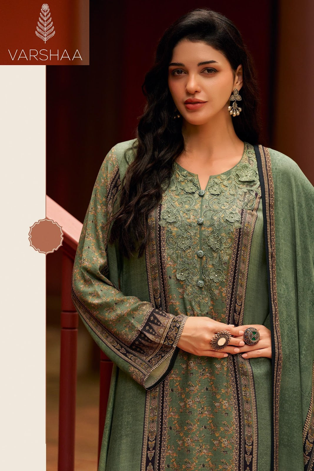 Bloom Buds Varshaa Viscose Pashmina Suits Supplier India