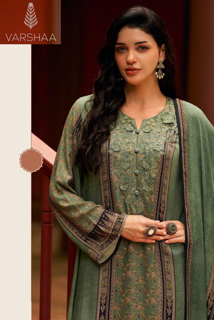 Bloom Buds Varshaa Viscose Pashmina Suits Supplier India