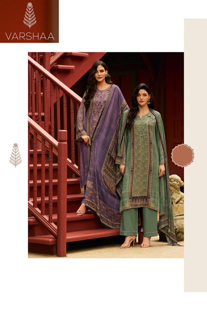 Bloom Buds Varshaa Viscose Pashmina Suits Supplier India
