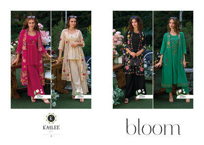 Bloom Kailee Fashion Viscose Silk Indo Western Pair Manufacturer Ahmedabad